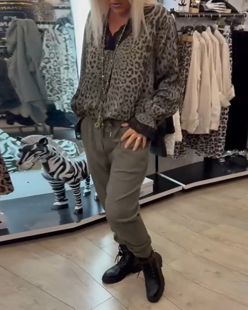 Drune | Freizeithose mit Kordelzug