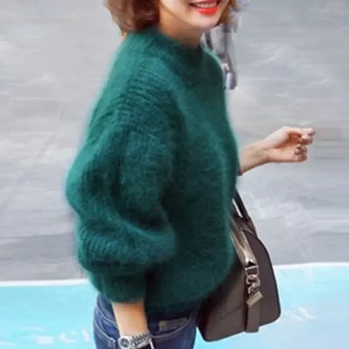 Drune | Weinlese Angora Pullover