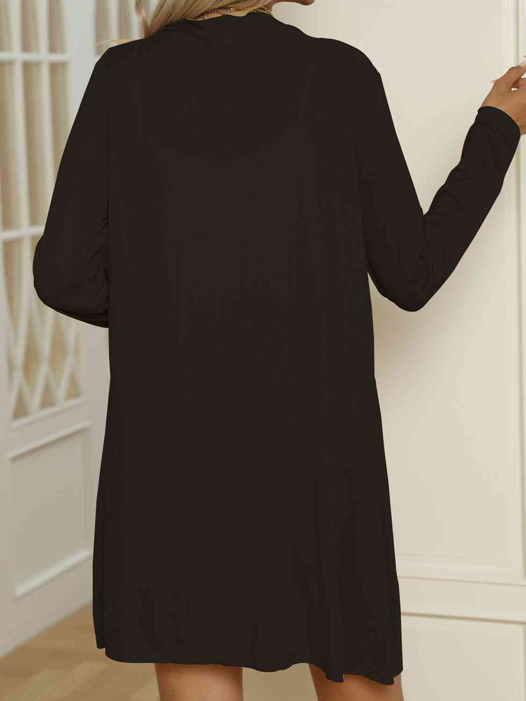 Drune | V-Ausschnitt Knopf-Oben Langarm Cardigan