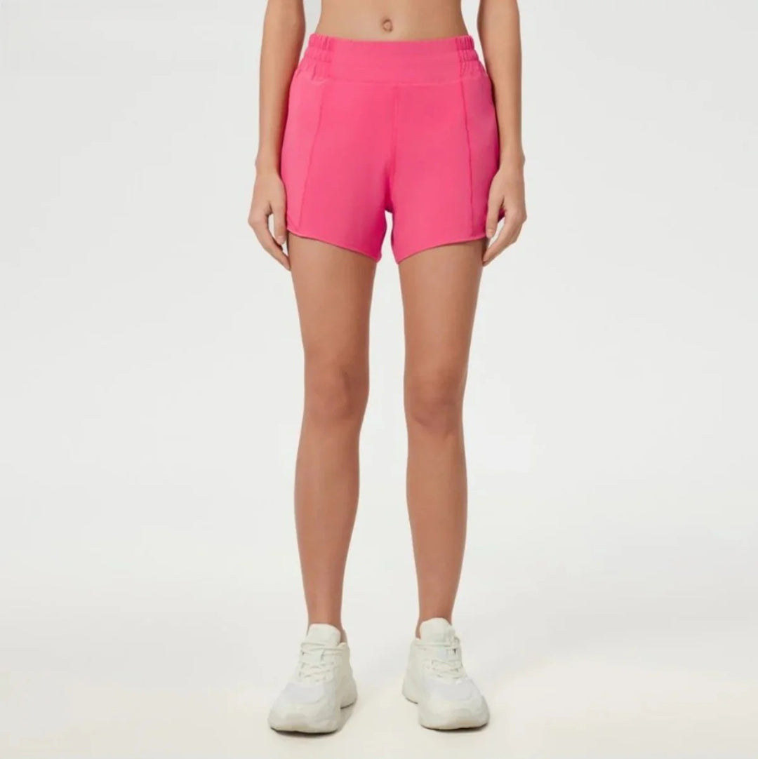 Drune | Yoga-Shorts mit hoher Taille und Bauch