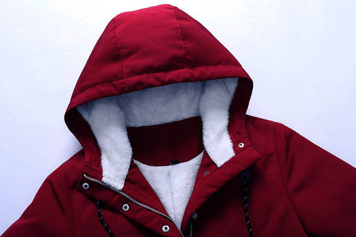 Drune | Damen Fleecejacke mit Kapuze und Kordelzug