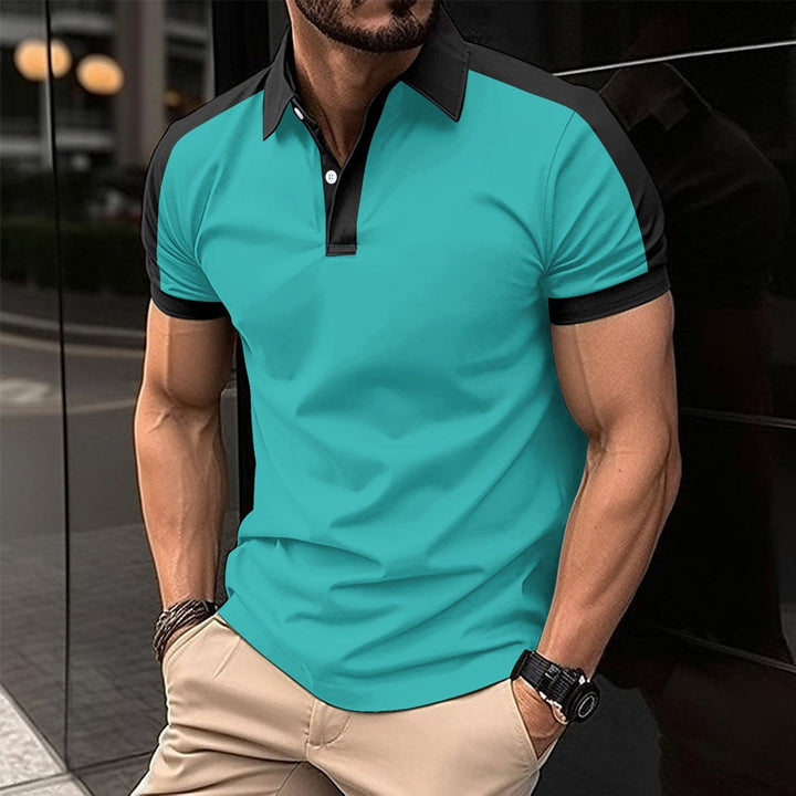 Drune | Großes Twill-Poloshirt