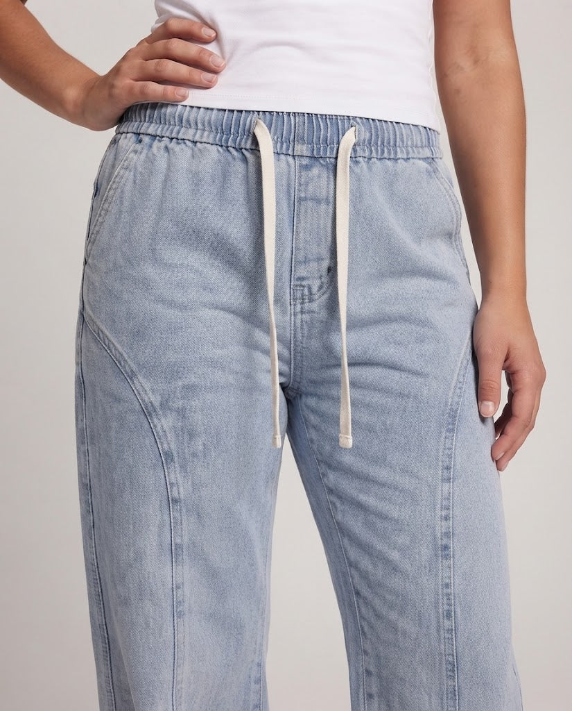 Damen Bequeme und lässige Relaxed Fit Pluderhose Drune