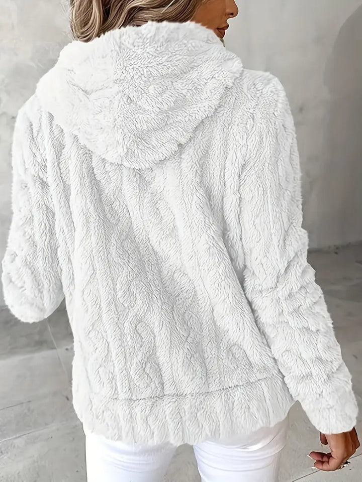 Drune | Weiches Kapuzen Sweatshirt mit Reißverschluss