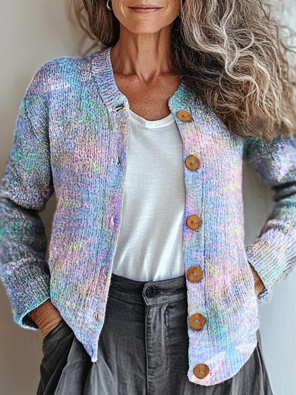 Drune | Pastellmusterte Jacke