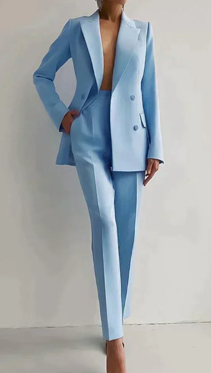 Drune | Stilvolles Satz Bestehend Aus Edlem Blazer Und Eleganter Hose