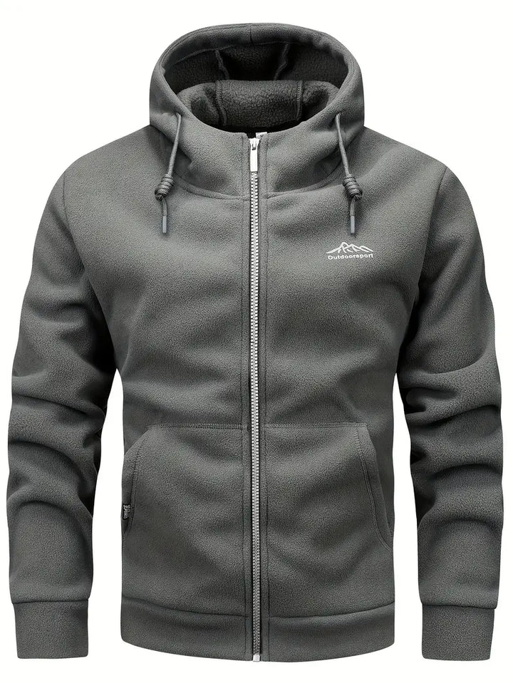 Drune | Warme Fleece-Jacke mit Kapuze für Männer