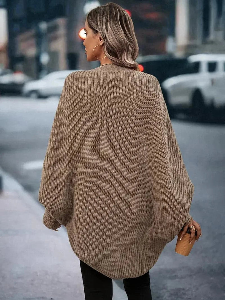Drune | Cardigan - Offene Front - Weiches Strick - Lockere Passform - Lange Ärmel