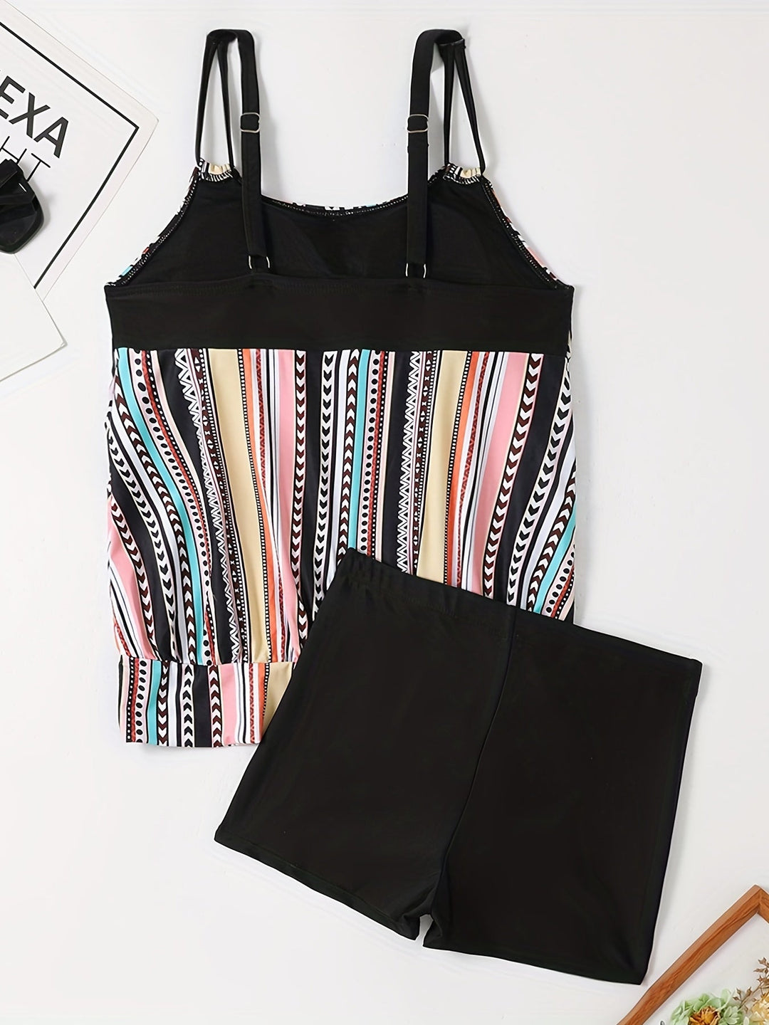 Drune | Tankini-Set mit Streifen und Punkten