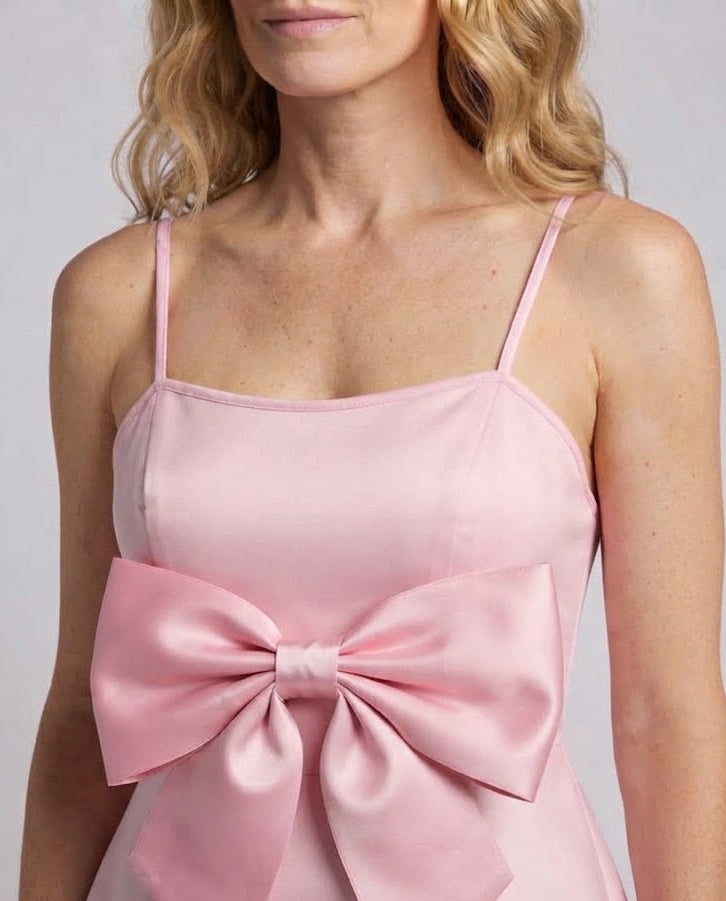 Damen schicker Festtagsrock mit taillierter Schleife Drune