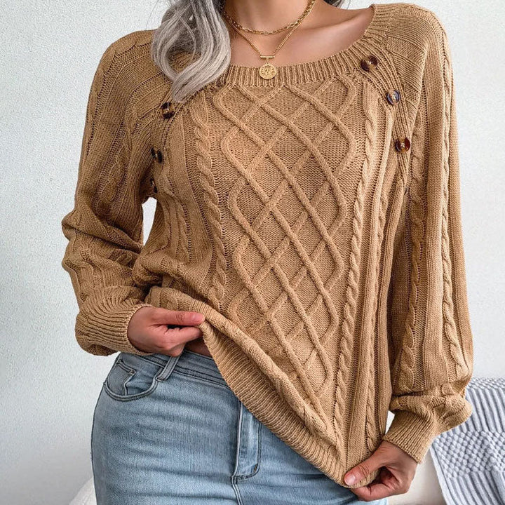 Drune | Zopfmuster Pullover mit Strukturmuster