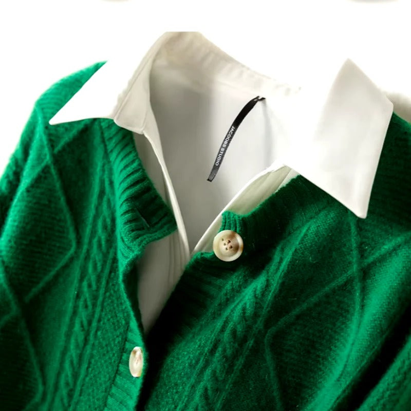 Drune | Luxus Strickjacke
