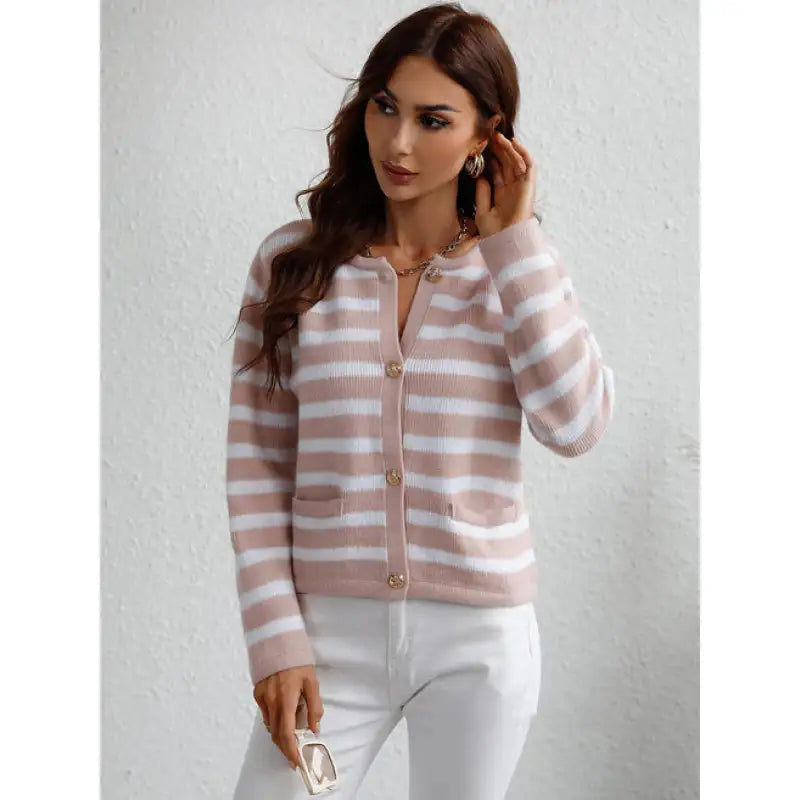 Drune | Strick-Cardigan mit Knöpfen und seitlichen Taschen