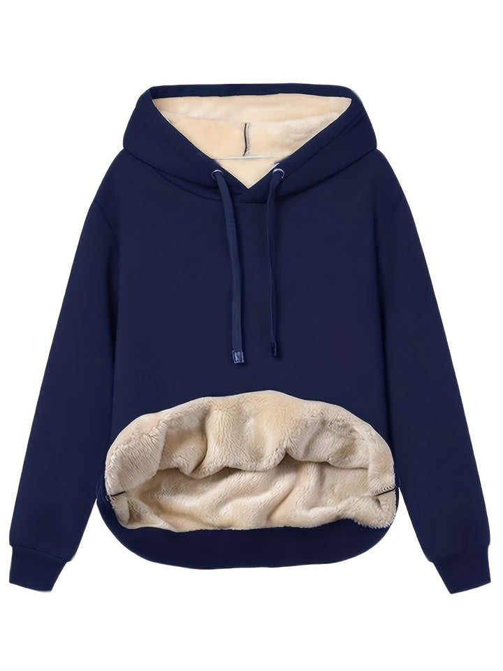 Drune | Fleece Pullover Hoodie mit Kapuze für Damen - Perfekt für Outdoor-Aktivitäten