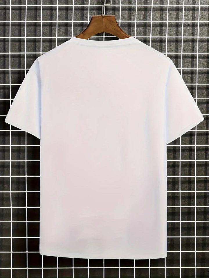 Drune | Herren T-Shirt Blumen und Wellen Design