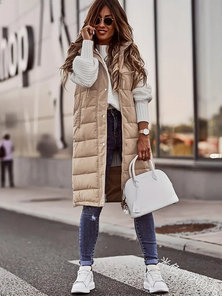 Drune | Langer Bodywarmer Weste Für Damen
