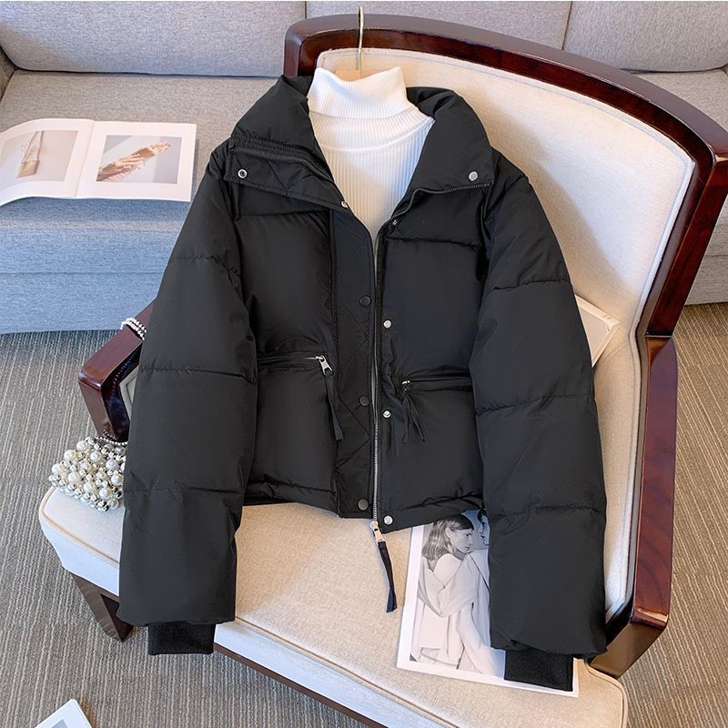 Drune | Parkajacke mit Stehkragen und Doppelverschluss