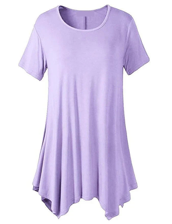 Drune | Sommerliches Loose Fit T-shirt Mit Kurzen Ärmeln
