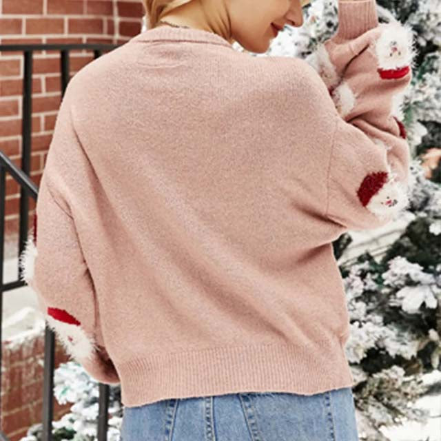 Drune | Weihnachtlicher Strickpullover mit Rentiermotiv