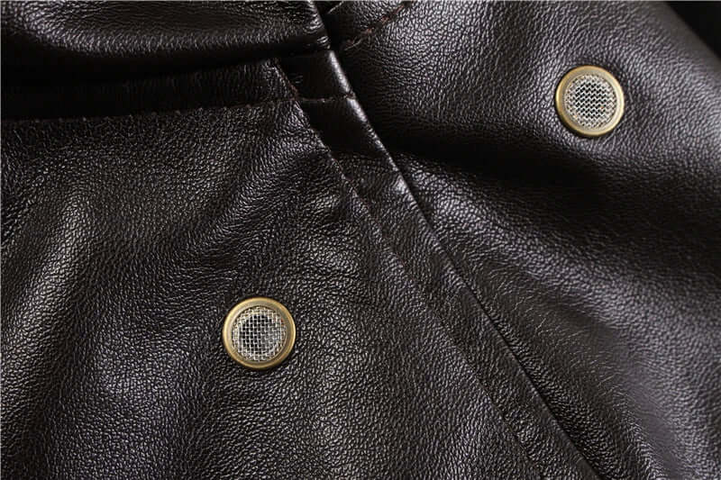 Drune | Herren Lederjacke mit praktischen Taschen