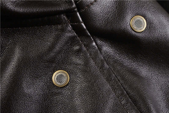 Drune | Herren Lederjacke mit praktischen Taschen