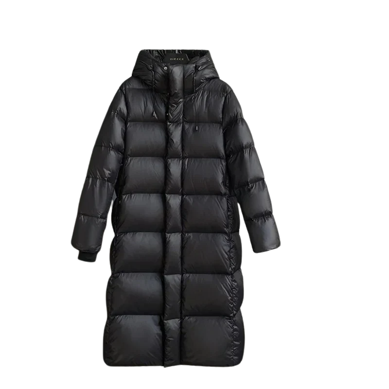 Drune | Dicke Puffer Kappuzen-Daunenjacke