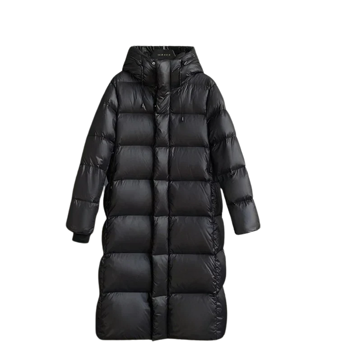 Drune | Dicke Puffer Kappuzen-Daunenjacke