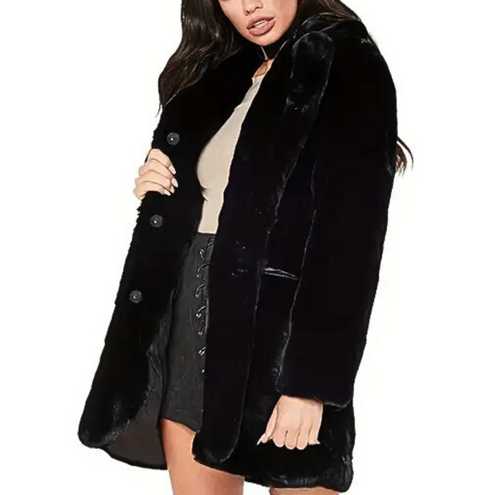 Drune | Eleganter Winterplüschmantel für Damen