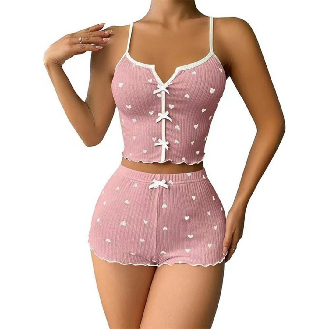 Drune | Bedrucktes Pyjama-Set