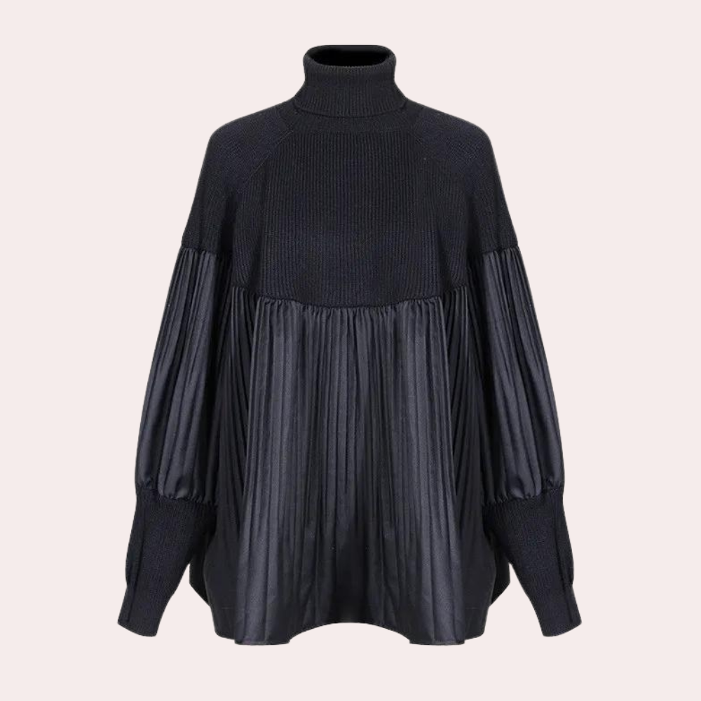 Drune | Bequemer Plissee Pullover für Frauen