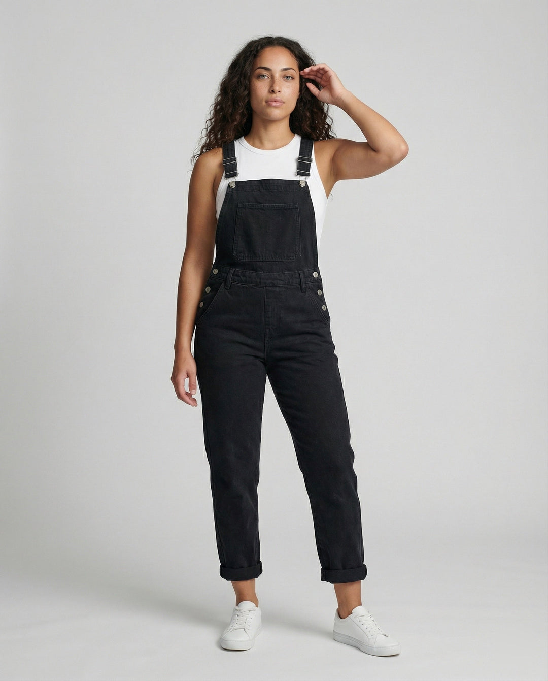Drune | Denim Latzhose