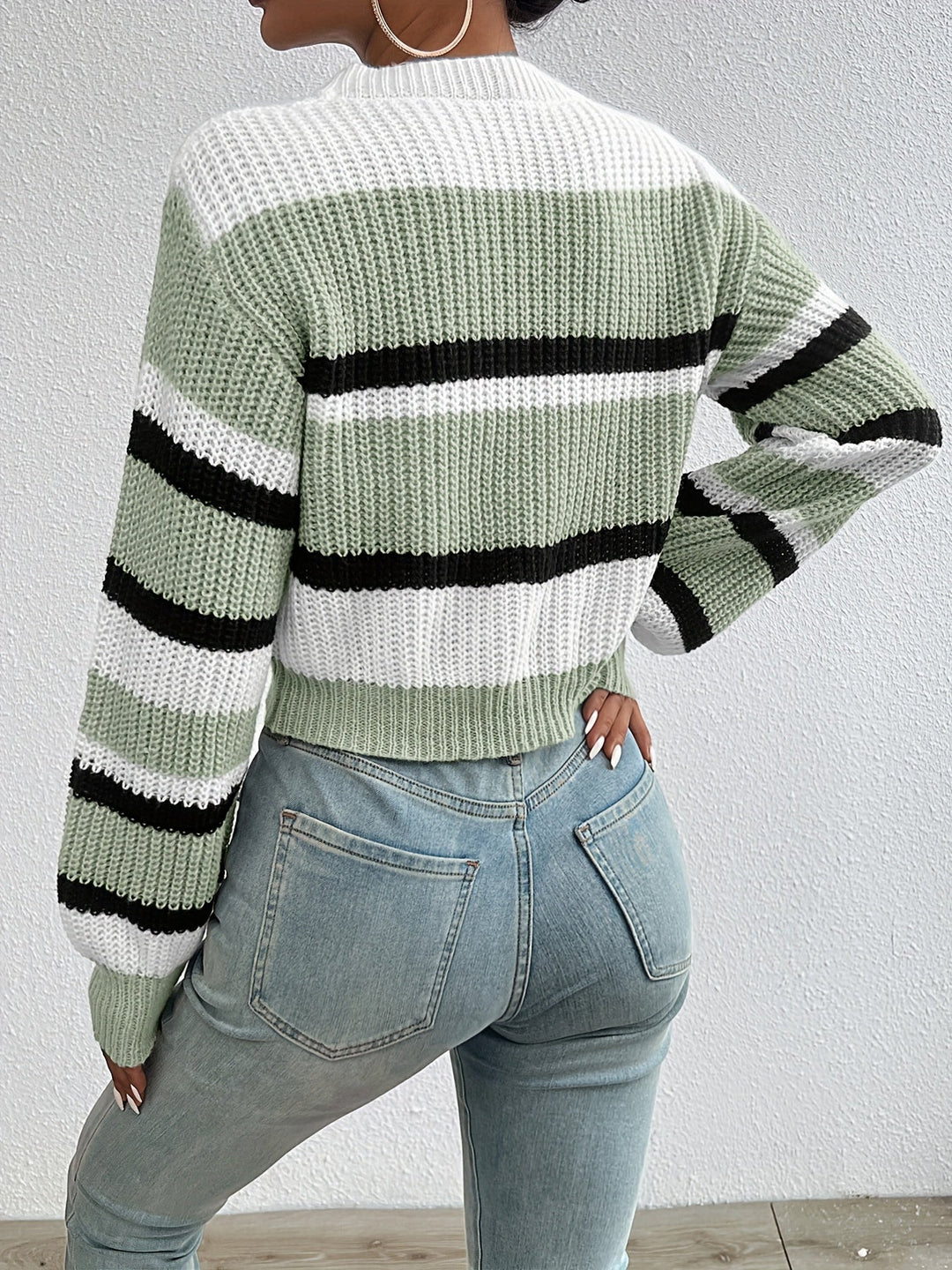 Drune | Strickpullover mit Fallenden Schultern Trendy und Bequem