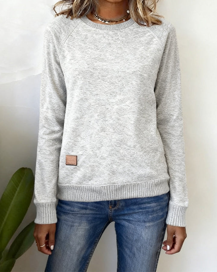 Drune | Lässig Sweatshirt mit Rundhalsausschnitt