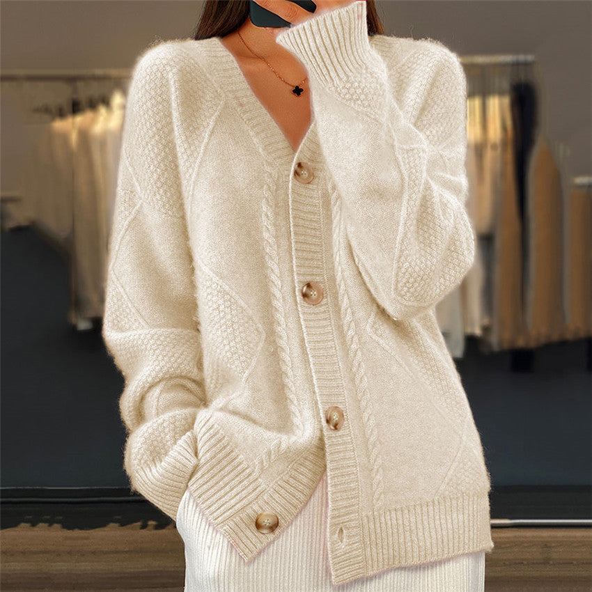 Drune | Strickjacke mit V-Ausschnitt