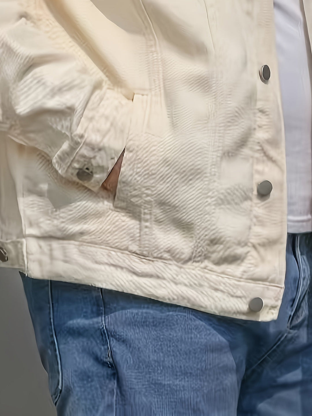 Drune | Baumwoll Herrenjacke Im Lässigen Denim Stil