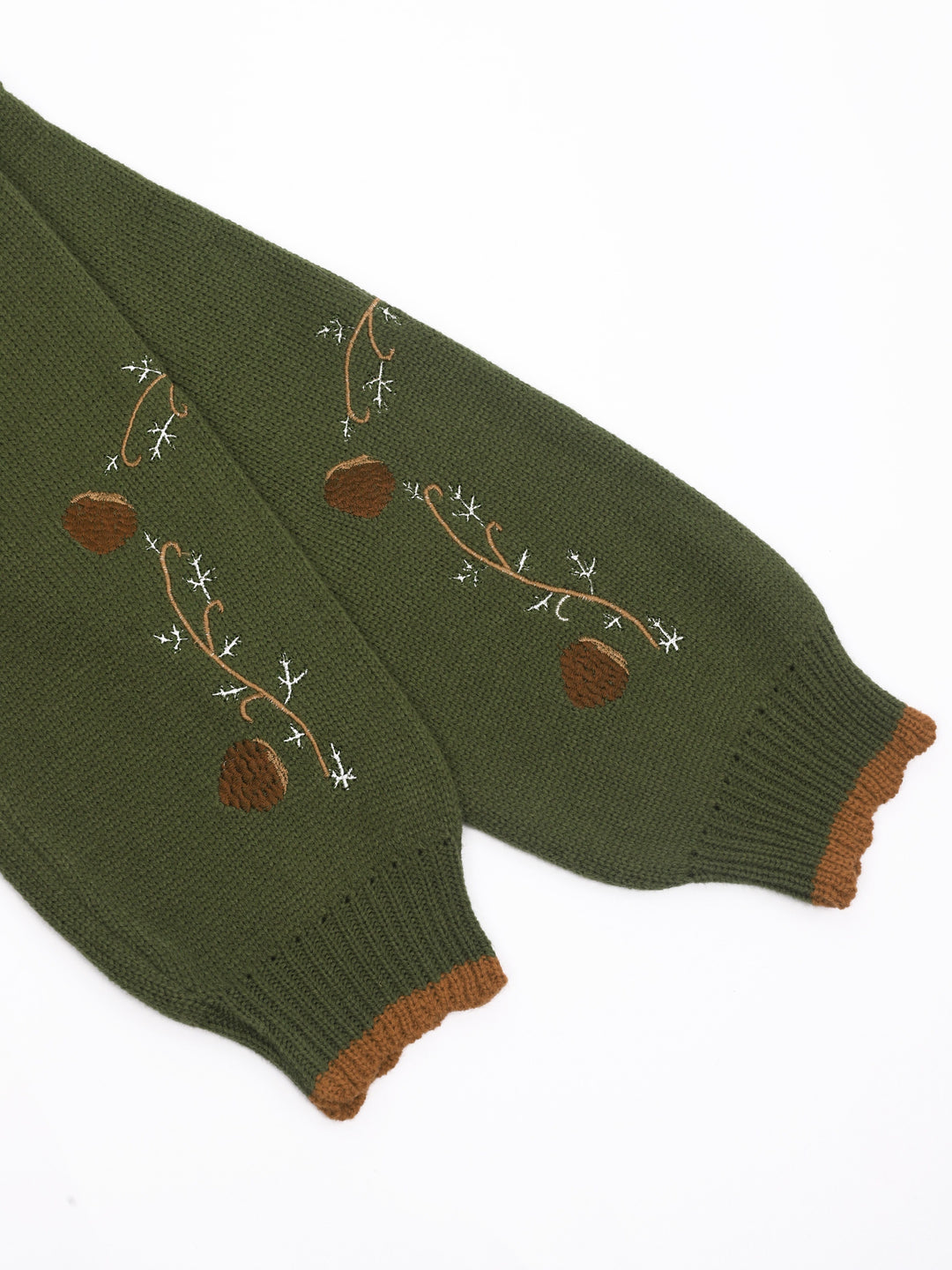 Drune | warmer bestickter Wolle Strickcardigan für Damen - Perfekt für den Alltag