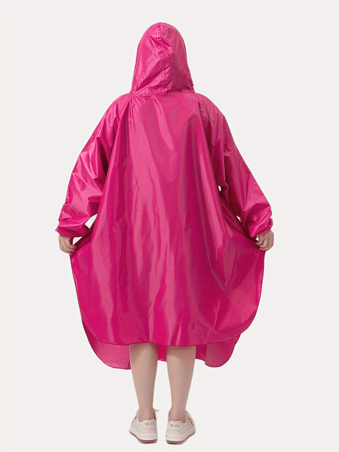 Wasserdichter Unisex-Regenponcho mit Kapuze