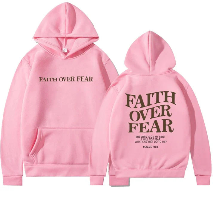 Drune | "Faith Over Fear Pslams 118:6" Unisex-Kapuzenpulli