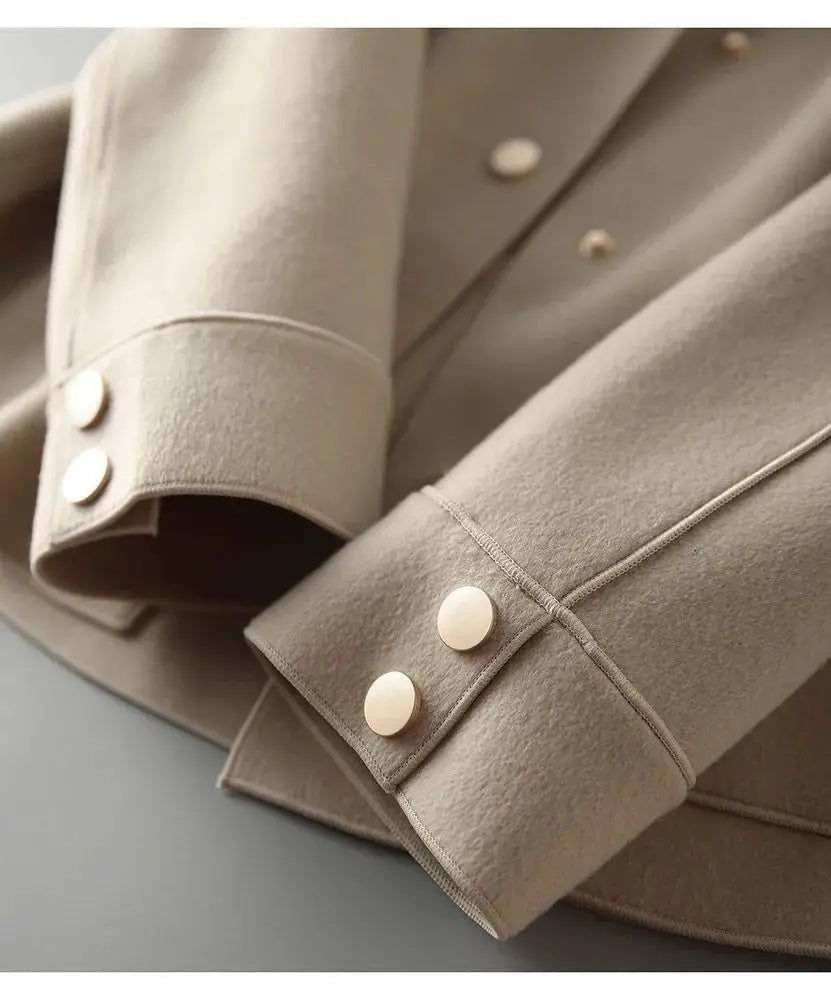 Drune | Warme Schicke Damenjacke mit Eleganten Knöpfen