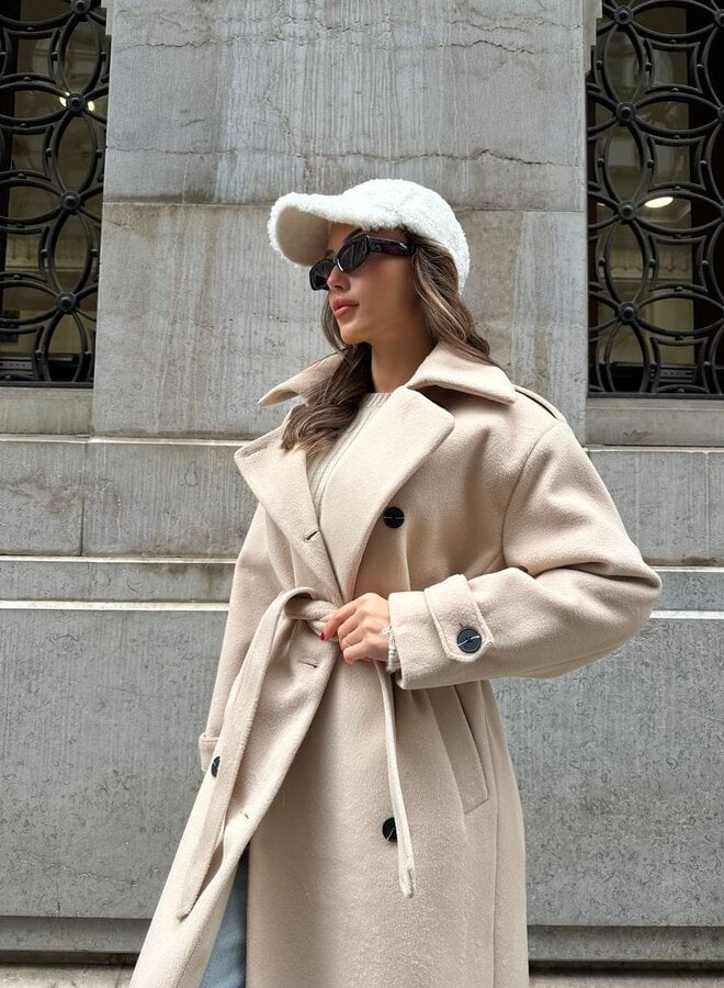 Drune | Lange Jacke für Damen Elegantes Design Warme Winterjacke