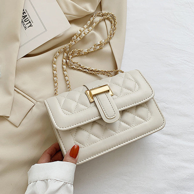 Drune | Beige Schultertasche