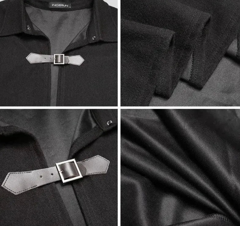 Drune | Fashion Herren Poncho Übermantel