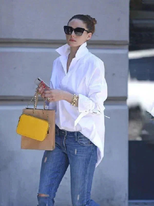 Drune | Schicke, Oversized Bluse mit Knopfleiste für Damen