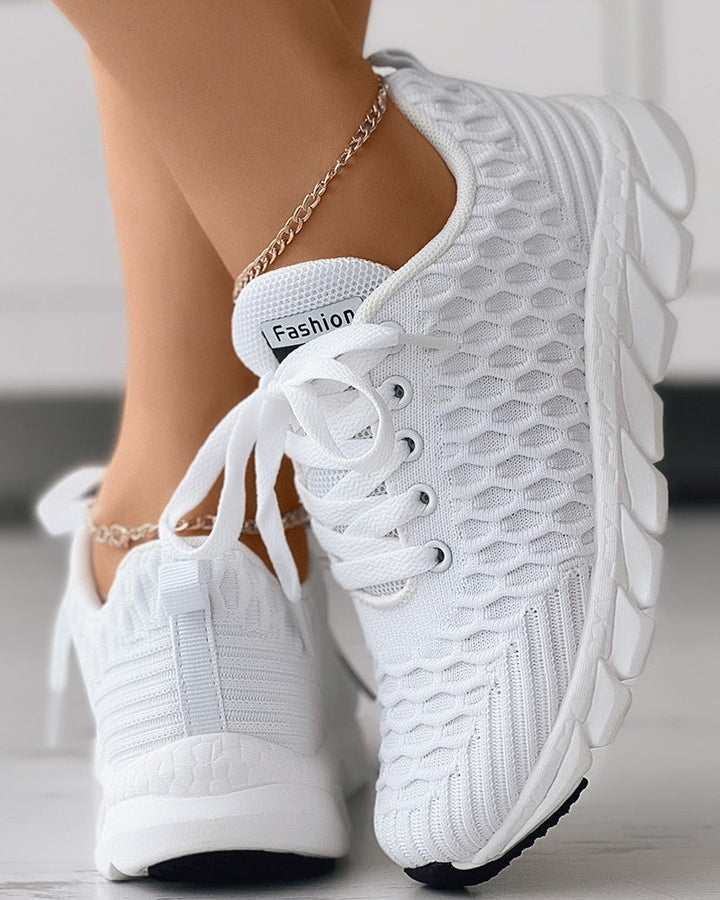 Drune - Bubble Lace Schuhe mit Textur