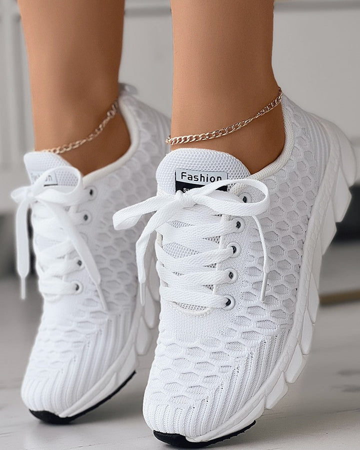 Drune - Bubble Lace Schuhe mit Textur