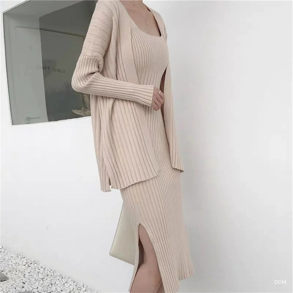 Drune | Strickjacke, Pullover, Kleid, Zweiteiliges Set