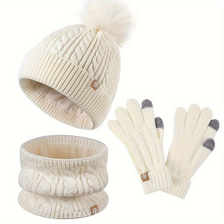 Drune | 3-Teiliges Winterset Für Raffinierten Winterstil Für Frauen