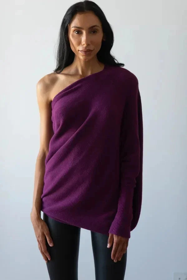 Drune | Asymmetrisch Drapierter Pullover