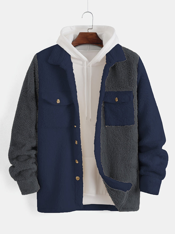 Drune | Winterjacke mit Knopfverschluss für Herren mit Stil