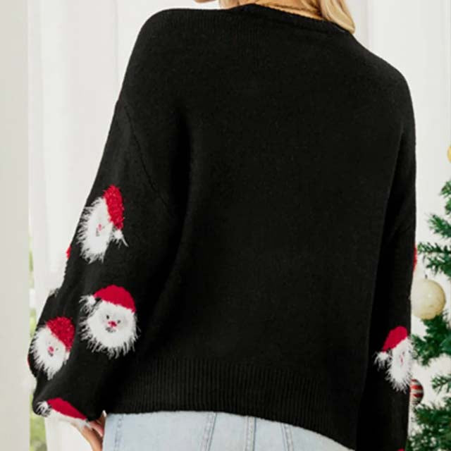 Drune | Weihnachtlicher Strickpullover mit Rentiermotiv